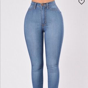 2 fashion nova high waist skinny jeans